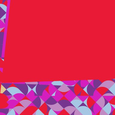 Color Rhombus tile tessellation pattern illustration