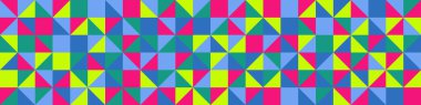 Color Rhombus tile tessellation pattern illustration