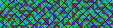 Color Rhombus tile tessellation pattern illustration