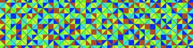 Color Rhombus tile tessellation pattern illustration