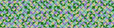 Color Rhombus tile tessellation pattern illustration