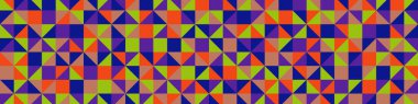 Color Rhombus tile tessellation pattern illustration