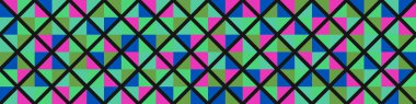 Color Rhombus tile tessellation pattern illustration
