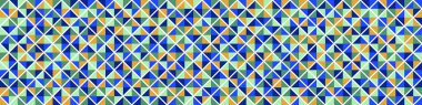 Color Rhombus tile tessellation pattern illustration