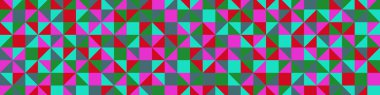 Color Rhombus tile tessellation pattern illustration