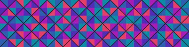 Color Rhombus tile tessellation pattern illustration
