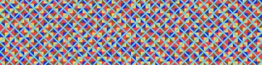 Color Rhombus tile tessellation pattern illustration