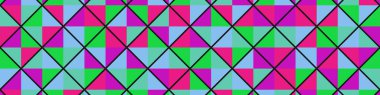 Color Rhombus tile tessellation pattern illustration