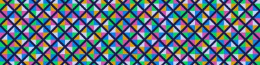 Color Rhombus tile tessellation pattern illustration