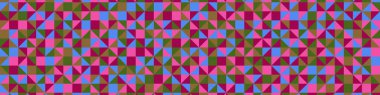 Color Rhombus tile tessellation pattern illustration