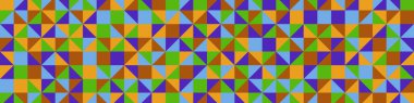 Color Rhombus tile tessellation pattern illustration