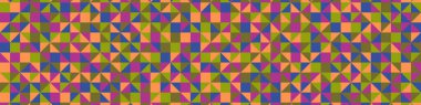 Color Rhombus tile tessellation pattern illustration