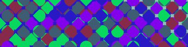 Color Rhombus tile tessellation pattern illustration