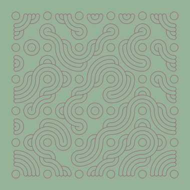 Renk kiremit bağlantıları illüstrasyonu