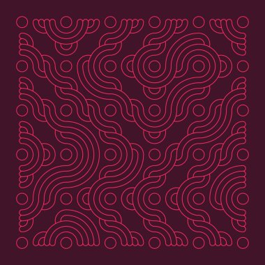 Renk kiremit bağlantıları illüstrasyonu