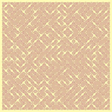 Color truchet tiling connections illustration