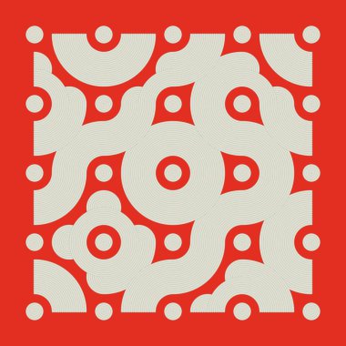 Renk kiremit bağlantıları illüstrasyonu