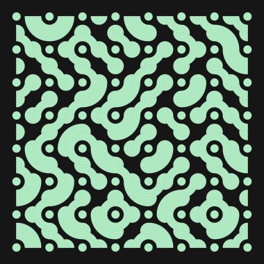 Renk kiremit bağlantıları illüstrasyonu