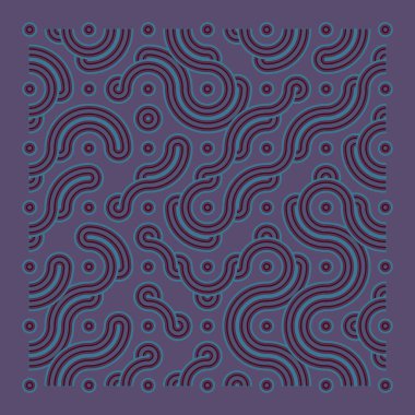 Renk kiremit bağlantıları illüstrasyonu