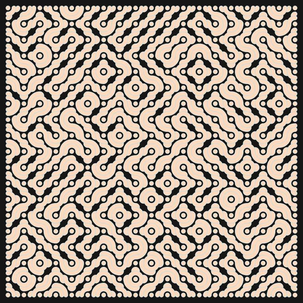 Color Truchet Tiling Connections Illustration — Stockvektor