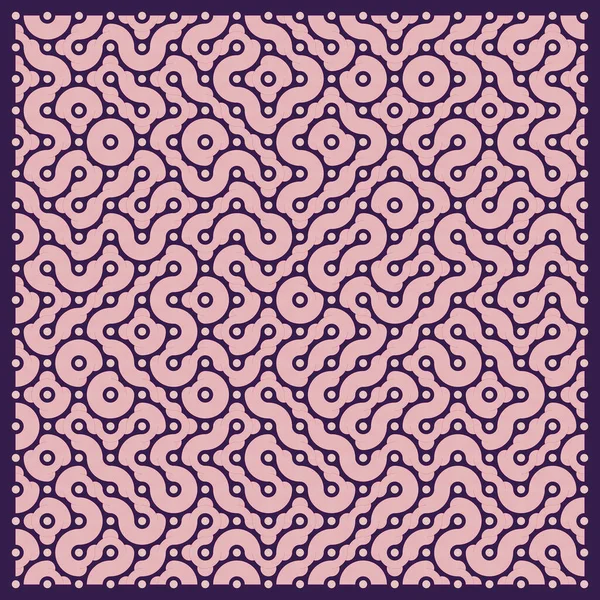 Color Truchet Tiling Connections Illustration — ストックベクタ