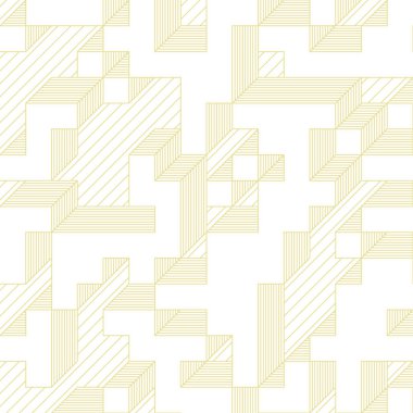 Edward Zajecs 2. Cubo 'nun 1971' deki uygulaması. Esasen 8 taştan oluşan bir Truchet fayans seti ve yerleştirme sanatı illüstrasyonu için kurallar.