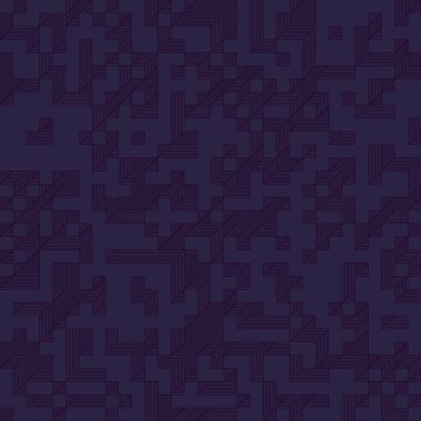 Edward Zajecs 2. Cubo 'nun 1971' deki uygulaması. Esasen 8 taştan oluşan bir Truchet fayans seti ve yerleştirme sanatı illüstrasyonu için kurallar.