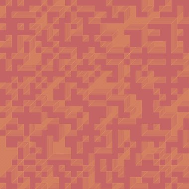 Edward Zajecs 2. Cubo 'nun 1971' deki uygulaması. Esasen 8 taştan oluşan bir Truchet fayans seti ve yerleştirme sanatı illüstrasyonu için kurallar.