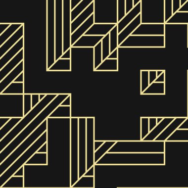 Edward Zajecs 2. Cubo 'nun 1971' deki uygulaması. Esasen 8 taştan oluşan bir Truchet fayans seti ve yerleştirme sanatı illüstrasyonu için kurallar.