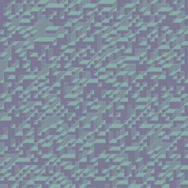 Edward Zajecs 2. Cubo 'nun 1971' deki uygulaması. Esasen 8 taştan oluşan bir Truchet fayans seti ve yerleştirme sanatı illüstrasyonu için kurallar.