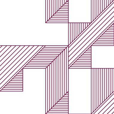 Edward Zajecs 2. Cubo 'nun 1971' deki uygulaması. Esasen 8 taştan oluşan bir Truchet fayans seti ve yerleştirme sanatı illüstrasyonu için kurallar.