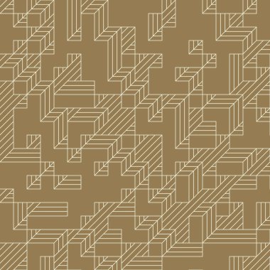 Edward Zajecs 2. Cubo 'nun 1971' deki uygulaması. Esasen 8 taştan oluşan bir Truchet fayans seti ve yerleştirme sanatı illüstrasyonu için kurallar.