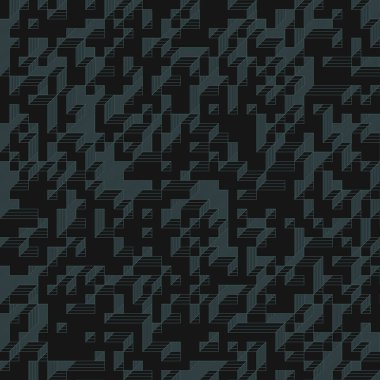 Edward Zajecs 2. Cubo 'nun 1971' deki uygulaması. Esasen 8 taştan oluşan bir Truchet fayans seti ve yerleştirme sanatı illüstrasyonu için kurallar.