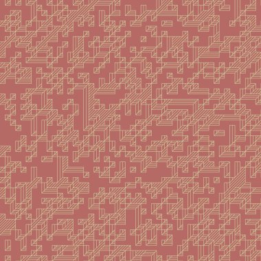 Edward Zajecs 2. Cubo 'nun 1971' deki uygulaması. Esasen 8 taştan oluşan bir Truchet fayans seti ve yerleştirme sanatı illüstrasyonu için kurallar.