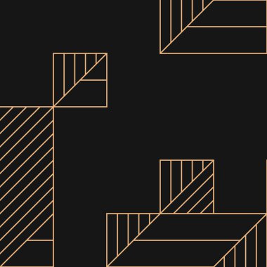 Edward Zajecs 2. Cubo 'nun 1971' deki uygulaması. Esasen 8 taştan oluşan bir Truchet fayans seti ve yerleştirme sanatı illüstrasyonu için kurallar.