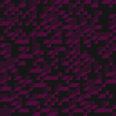 Edward Zajecs 2. Cubo 'nun 1971' deki uygulaması. Esasen 8 taştan oluşan bir Truchet fayans seti ve yerleştirme sanatı illüstrasyonu için kurallar.