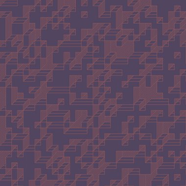 Edward Zajecs 2. Cubo 'nun 1971' deki uygulaması. Esasen 8 taştan oluşan bir Truchet fayans seti ve yerleştirme sanatı illüstrasyonu için kurallar.