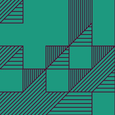 Edward Zajecs 2. Cubo 'nun 1971' deki uygulaması. Esasen 8 taştan oluşan bir Truchet fayans seti ve yerleştirme sanatı illüstrasyonu için kurallar.