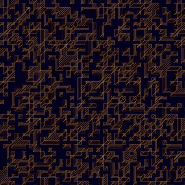 Edward Zajecs 2. Cubo 'nun 1971' deki uygulaması. Esasen 8 taştan oluşan bir Truchet fayans seti ve yerleştirme sanatı illüstrasyonu için kurallar.