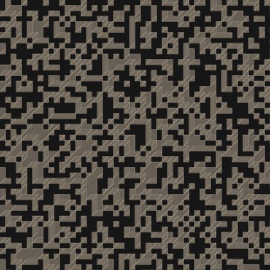 Edward Zajecs 2. Cubo 'nun 1971' deki uygulaması. Esasen 8 taştan oluşan bir Truchet fayans seti ve yerleştirme sanatı illüstrasyonu için kurallar.