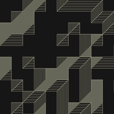 Edward Zajecs 2. Cubo 'nun 1971' deki uygulaması. Esasen 8 taştan oluşan bir Truchet fayans seti ve yerleştirme sanatı illüstrasyonu için kurallar.