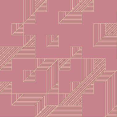 Edward Zajecs 2. Cubo 'nun 1971' deki uygulaması. Esasen 8 taştan oluşan bir Truchet fayans seti ve yerleştirme sanatı illüstrasyonu için kurallar.