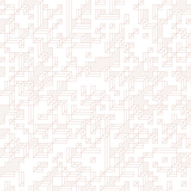 Edward Zajecs 2. Cubo 'nun 1971' deki uygulaması. Esasen 8 taştan oluşan bir Truchet fayans seti ve yerleştirme sanatı illüstrasyonu için kurallar.