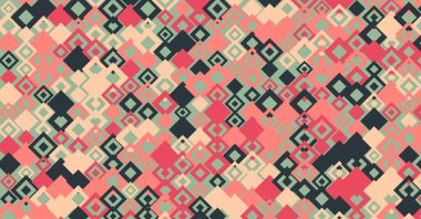 Soyut Renk Yarım Tonlama Noktaları üretken sanat arkaplanı çizimi