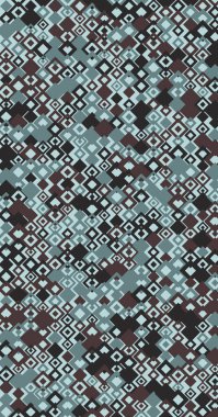 Soyut Renk Yarım Tonlama Noktaları üretken sanat arkaplanı çizimi