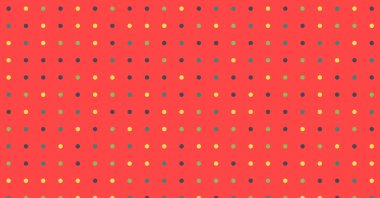 Soyut Renk Yarım Tonlama Noktaları üretken sanat arkaplanı çizimi