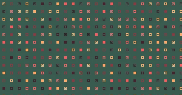 Abstrakte Farbe Halbtonpunkte Generative Kunst Hintergrund Illustration — Stockvektor