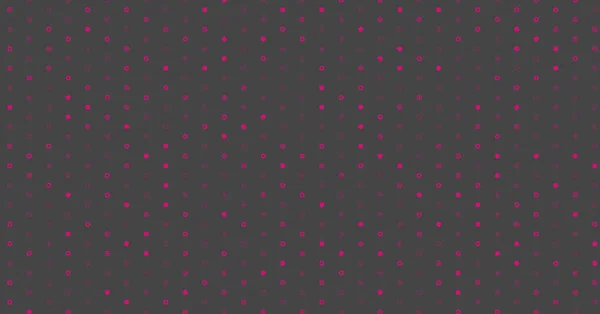 Abstrait Couleur Halftone Dots Art Génératif Fond Illustration — Image vectorielle