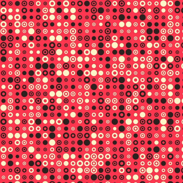 Abstrait Couleur Halftone Dots Art Génératif Fond Illustration — Image vectorielle