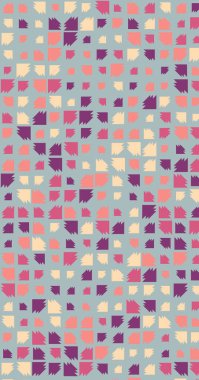 Soyut Renk Yarım Tonlama Noktaları üretken sanat arkaplanı çizimi